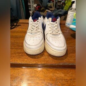 Nike Air Force 1 Royal Blue Swoosh 6 Youth